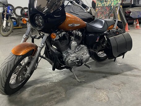 2015 Harley-Davidson Sportster 1200, золотистый, 800000 рублей, вид 3