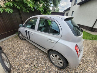 2007 Nissan Micra III (K12), серебристый, 790000 рублей, вид 3