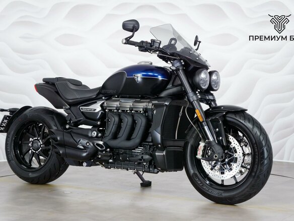 2024 Triumph Rocket 3, чёрный, 2599000 рублей - вид 4