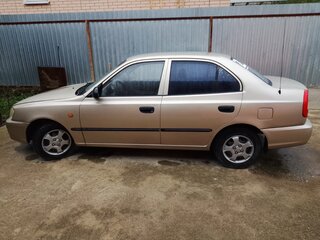 2005 Hyundai Accent ТагАЗ II, бежевый, 550000 рублей, вид 3