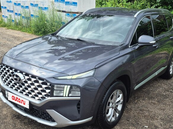 2021 Hyundai Santa Fe IV Рестайлинг, синий, 3000000 рублей - вид 13