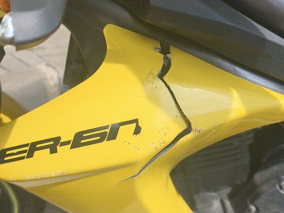 2012 Kawasaki ER-6N, жёлтый, 380000 рублей - вид 14