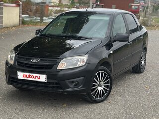 2013 Lada (ВАЗ) Granta I, чёрный, 500000 рублей, вид 1