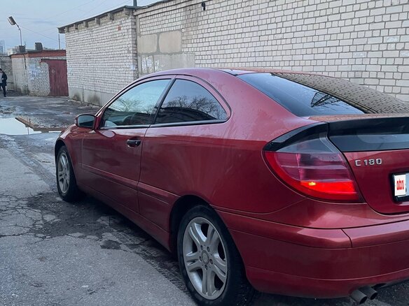 2003 Mercedes-Benz C-Класс 180 II (W203), красный, 600000 рублей - вид 6