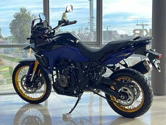 2023 Suzuki V-Strom 800DE, синий - вид 5