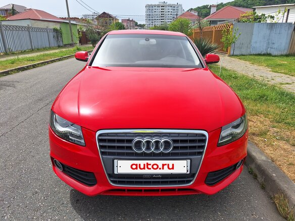 2010 Audi A4 IV (B8), красный, 990000 рублей - вид 1