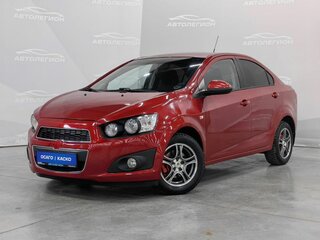 2012 Chevrolet Aveo II, красный, 580000 рублей, вид 1