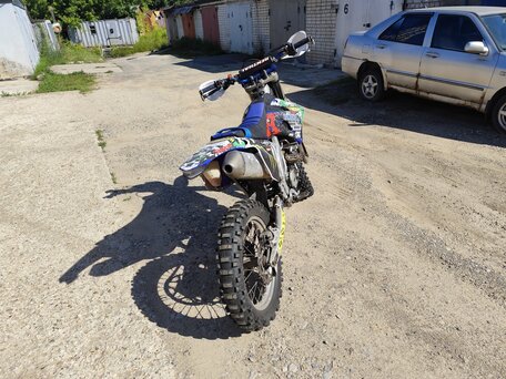 2008 Yamaha WR450F, синий, 360000 рублей, вид 4