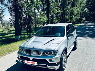 2001 BMW X5 4.4i I (E53), серебристый, 930000 рублей, вид 4