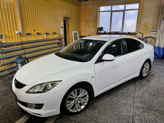 2008 Mazda 6 II (GH), белый, 850000 рублей, вид 3