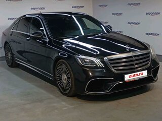 2018 Mercedes-Benz S-Класс 350 d Long VI (W222, C217) Рестайлинг, чёрный, 4013133 рублей, вид 2