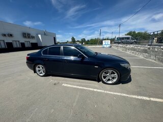 2008 BMW 5 серии 530i V (E60/E61) Рестайлинг, синий, 1500000 рублей, вид 4