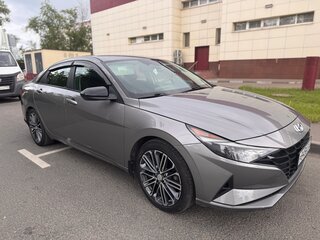 2021 Hyundai Elantra VII (CN7), серебристый, 2000000 рублей, вид 4