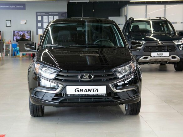 2026 Lada (ВАЗ) Granta I Рестайлинг, чёрный - вид 2