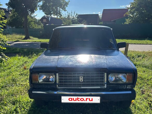 2006 Lada (ВАЗ) 2107, синий, 80000 рублей