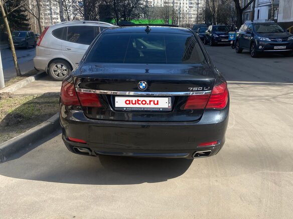 2011 BMW 7 серии Long 750Li xDrive V (F01/F02/F04), чёрный, 1400000 рублей - вид 5