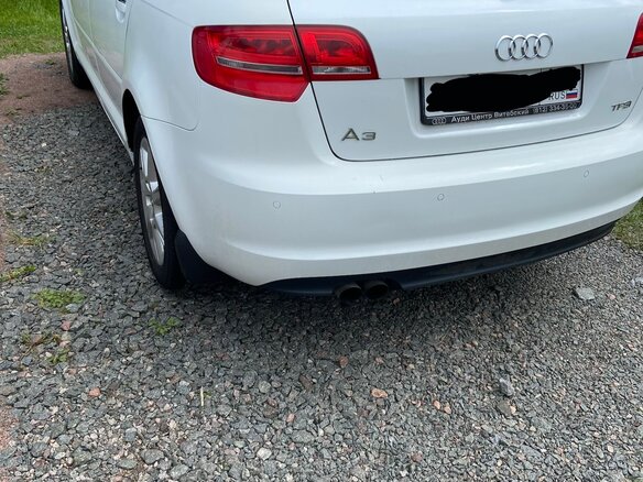 2011 Audi A3 II (8P) Рестайлинг 2, белый - вид 3