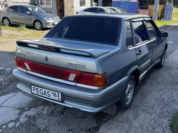 2007 Lada (ВАЗ) 2115, серый, 160000 рублей - вид 5