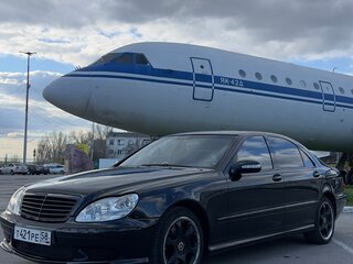 2002 Mercedes-Benz S-Класс 500 Long IV (W220) Рестайлинг, чёрный, 1050000 рублей, вид 3