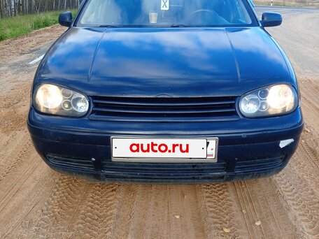 1998 Volkswagen Golf IV, синий, 230000 рублей, вид 3
