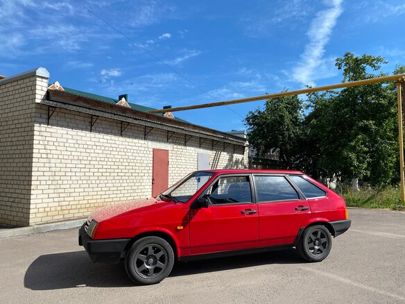 1995 Lada (ВАЗ) 2109, красный, 330000 рублей - вид 5