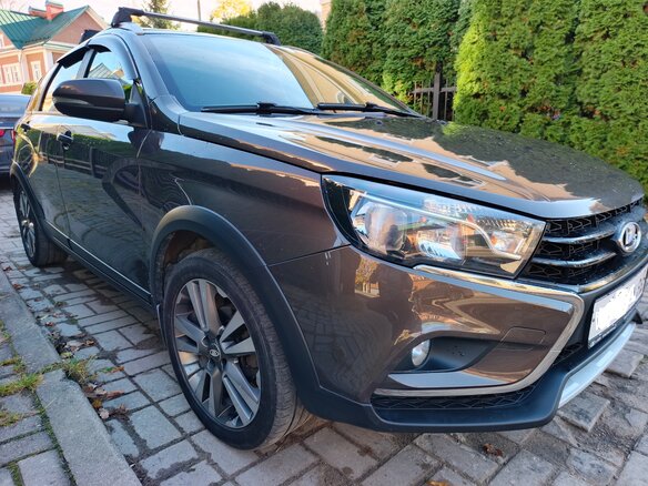 2021 Lada (ВАЗ) Vesta SW I, коричневый, 1200000 рублей - вид 9