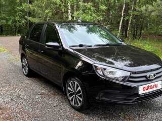 2020 Lada (ВАЗ) Granta I Рестайлинг, чёрный, 700000 рублей, вид 3