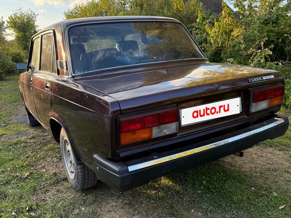 2003 Lada (ВАЗ) 2107, красный, 175000 рублей - вид 3