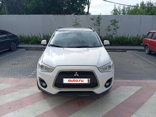 2014 Mitsubishi ASX I Рестайлинг, белый, 1200000 рублей, вид 3