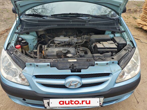 2008 Hyundai Getz I Рестайлинг, голубой, 340000 рублей - вид 10