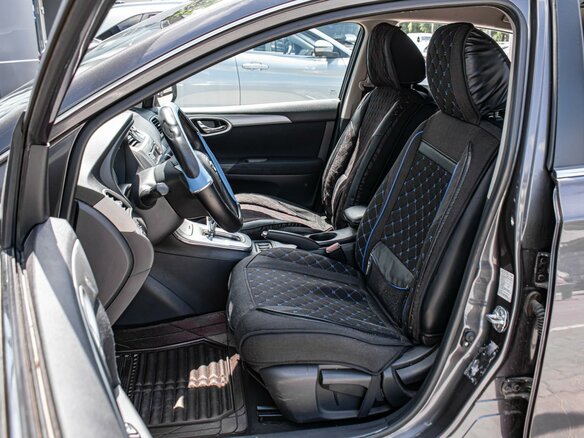 2017 Nissan Sentra VII (B17), серый - вид 9
