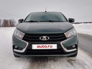2017 Lada (ВАЗ) Vesta I, зелёный, 680000 рублей, вид 3