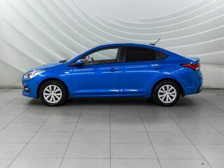 2018 Hyundai Solaris II, синий, 1128000 рублей, вид 4