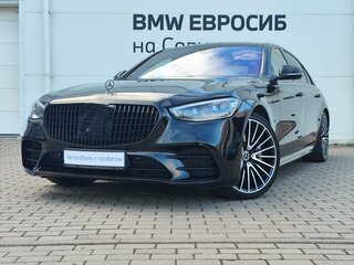 2021 Mercedes-Benz S-Класс 450 Long 4MATIC VII (W223), чёрный, 8479000 рублей, вид 1