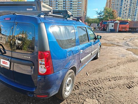2017 Lada (ВАЗ) Largus I, синий, вид 3