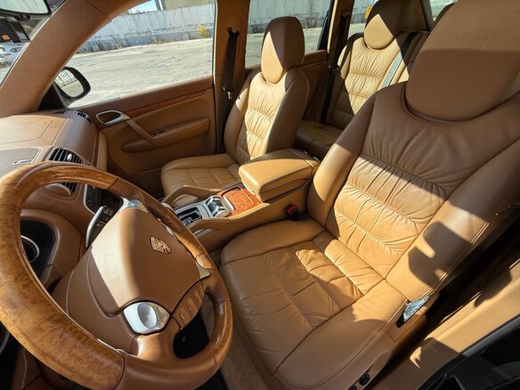 2006 Porsche Cayenne Turbo S I (955), зелёный, 1600000 рублей - вид 16