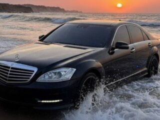 2005 Mercedes-Benz S-Класс 550 Long V (W221), чёрный, 1250000 рублей, вид 4