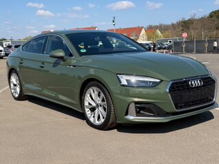 2022 Audi A5 Sportback 35 TFSI II (F5) Рестайлинг, зелёный, 3178365 рублей, вид 3