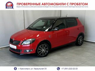 2014 Skoda Fabia II Рестайлинг, красный, 875000 рублей, вид 1