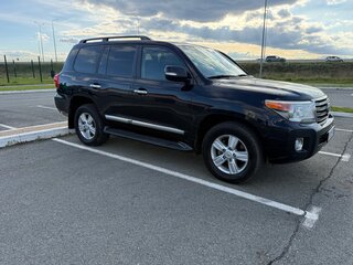 2012 Toyota Land Cruiser 200 Series Рестайлинг 1, чёрный, 4450000 рублей, вид 2