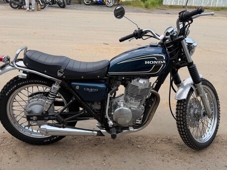 2002 Honda CB 400SS, синий, 319000 рублей, вид 3