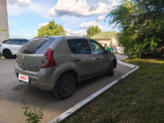 2013 Renault Sandero I, бежевый, 460000 рублей, вид 3