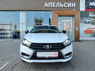 2019 Lada (ВАЗ) Vesta SW I, белый, 923025 рублей, вид 2