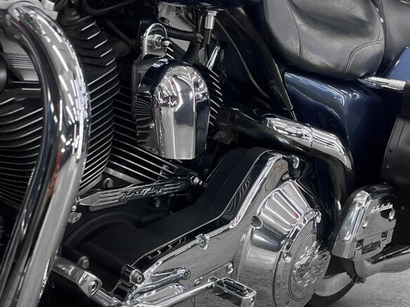 2003 Harley-Davidson Road King, синий, 1300000 рублей - вид 3
