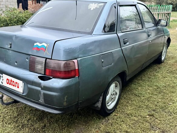 2001 Lada (ВАЗ) 2110, серый, 80000 рублей - вид 6
