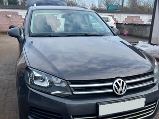 2012 Volkswagen Touareg II, чёрный, 1560000 рублей, вид 3