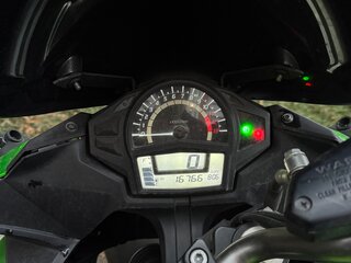 2014 Kawasaki ER-6F (Ninja 650R), зелёный, 640000 рублей, вид 2