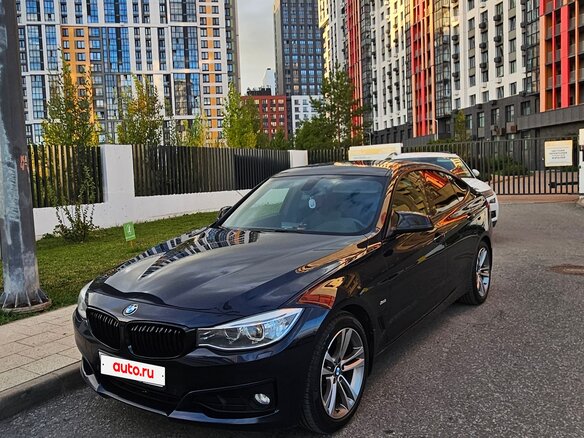 2016 BMW 3 серии Gran Turismo 320d xDrive VI (F3x) Рестайлинг, синий, 2350000 рублей - вид 24