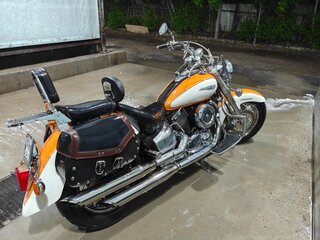 2000 Yamaha XVS1100, оранжевый, 530000 рублей, вид 3