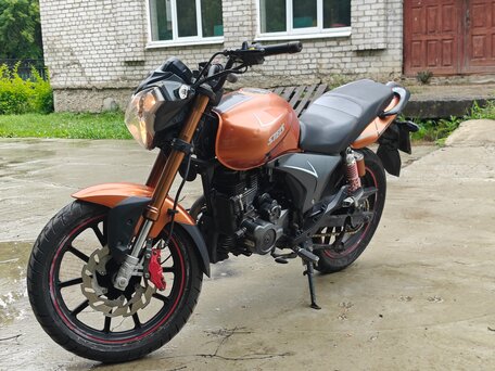 2014 Stels Flame 200, оранжевый, 80000 рублей, вид 2